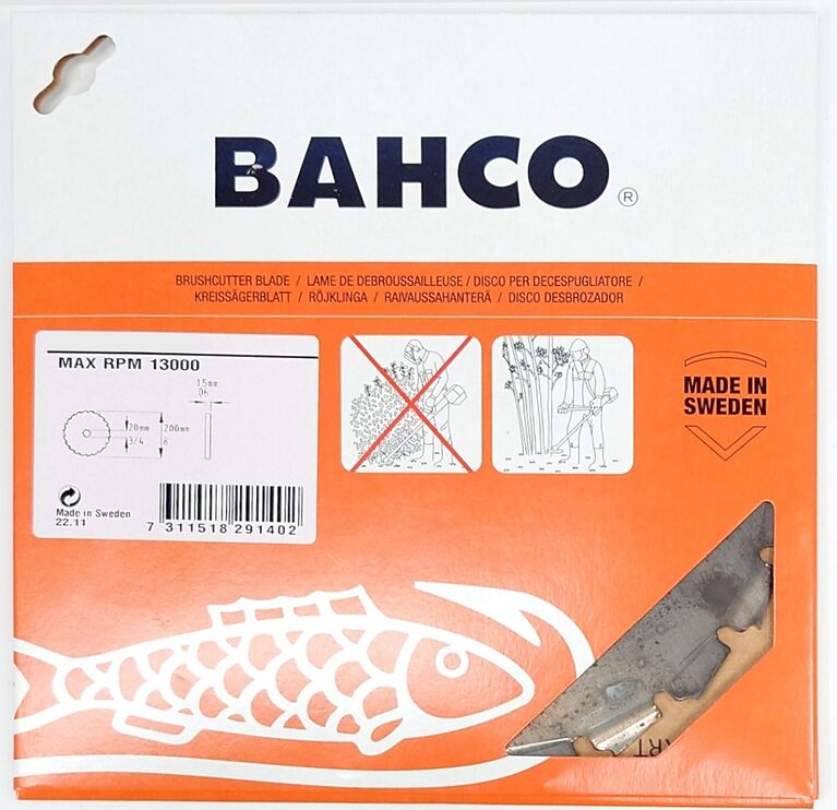 Võsatera Bahco 22T (1″) / Ø200mm